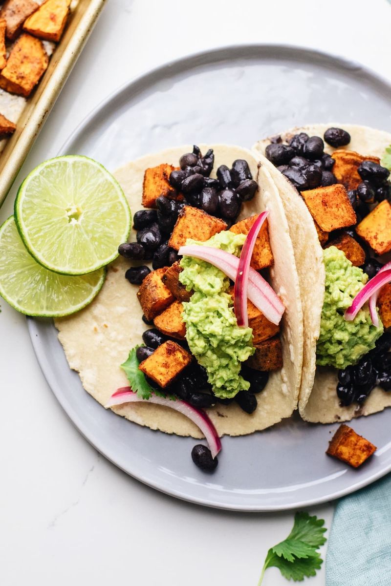 Black Bean and Sweet Potato Tacos