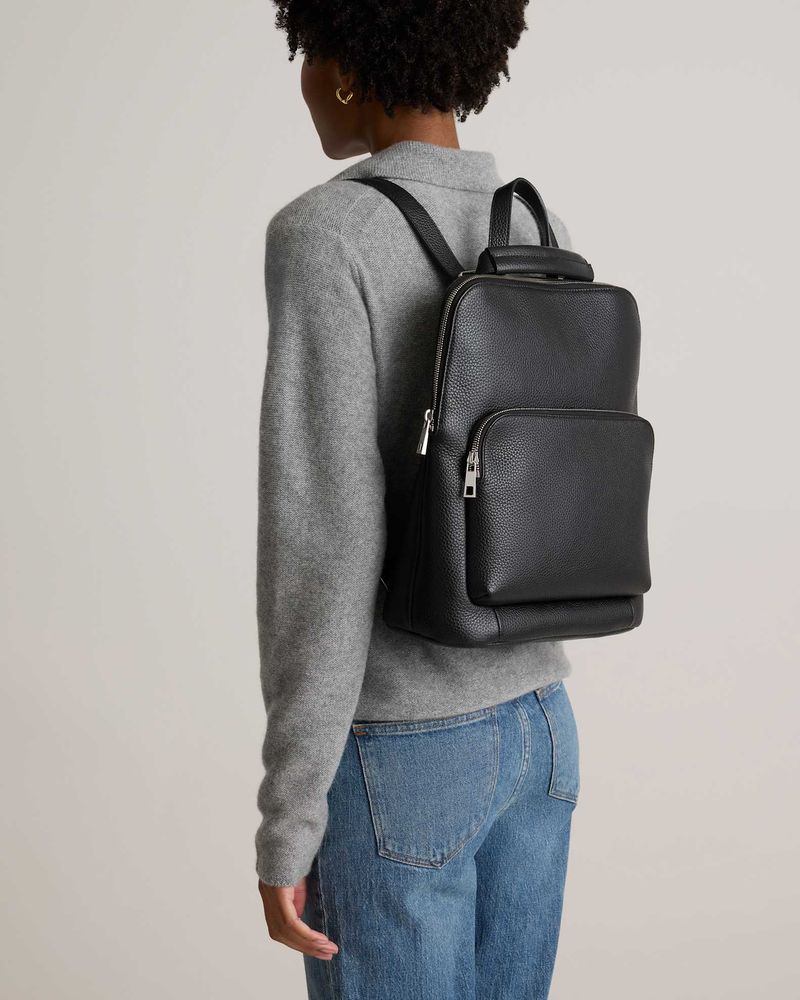 Quince Italian Leather Convertible Bag