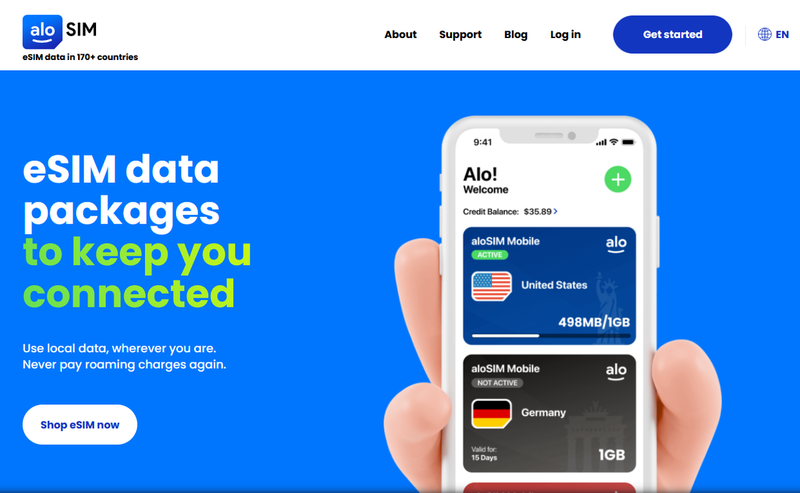 aloSIM — low-cost, can auto-switch among supported networks