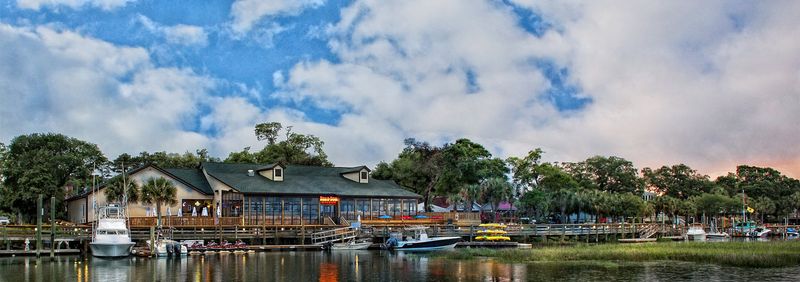 Dead Dog Saloon: Soulful Waterfront Hangout with Canine Tribute