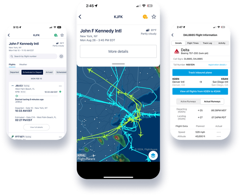 FlightAware — Live flight tracker