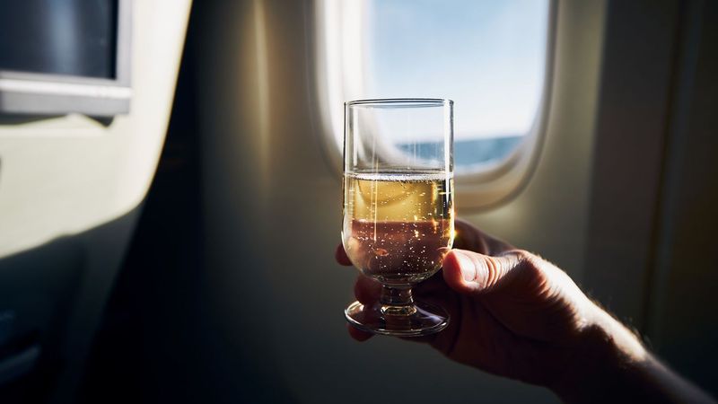 Avoid Alcohol and Caffeine in Flight