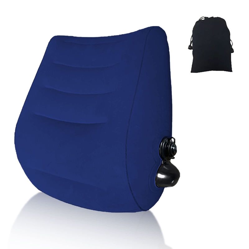 Inflatable Lumbar Pillow (Or A Small Roll)