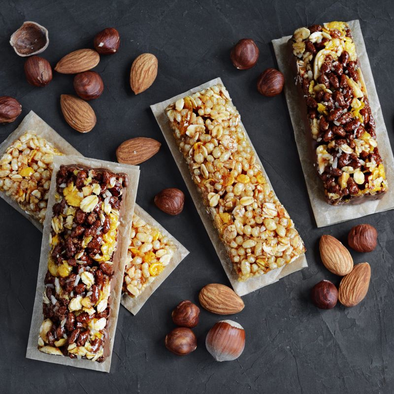 Whole-grain protein or energy bar