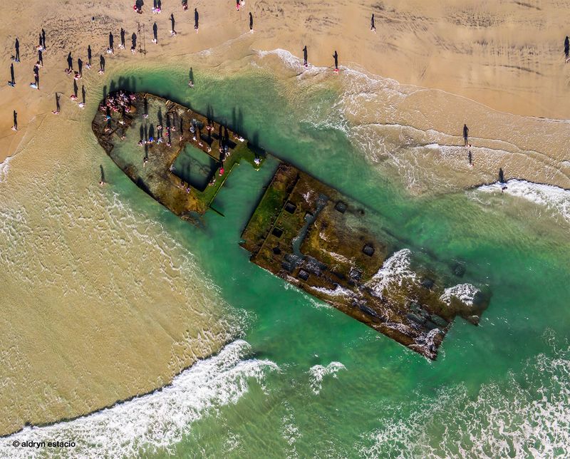 It Was Stripped by Salvagers & Souvenir Hunters