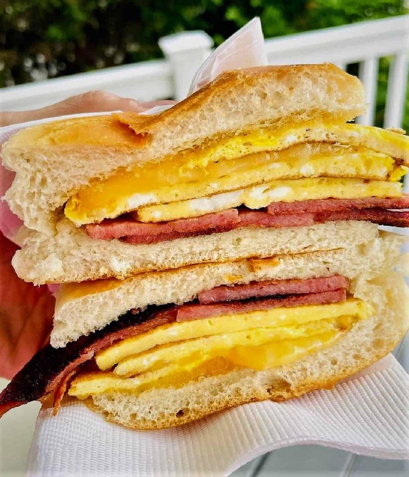 Pork Roll, Egg & Cheese Sandwich