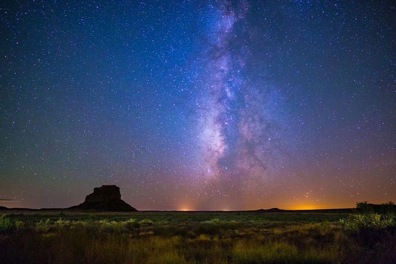 Chaco Canyon at Night
