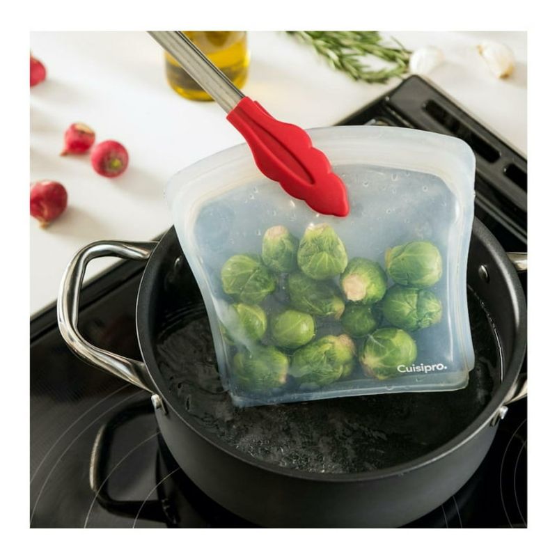 Cuisipro Silicone Reusable Bags (Oven & Sous-Vide Safe)