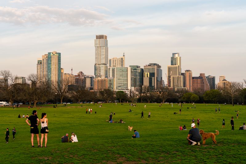 Kayak, bike, or just hang at Zilker Park