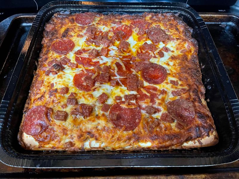 Motor City pizza & bakery items