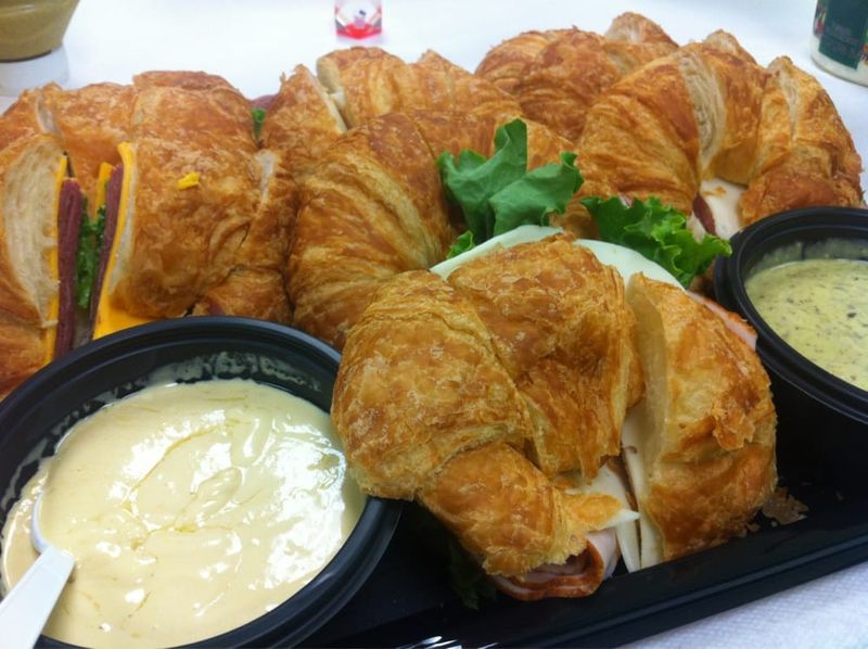 Costco food-court sandwiches & croissants