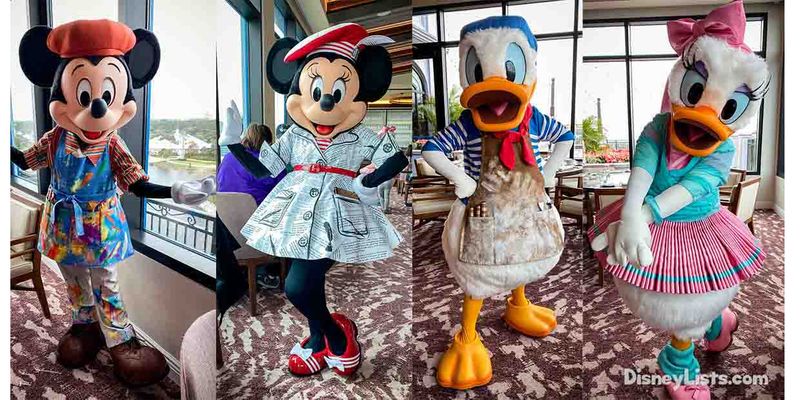 Topolino's Terrace: Artistic Character Dining