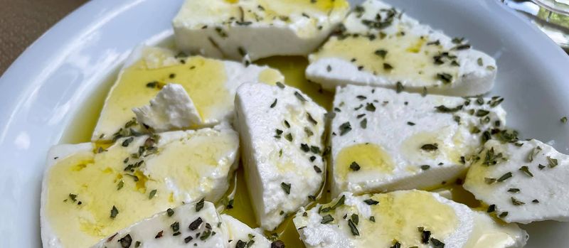 Sfela (Spicy Peloponnesian Cheese)