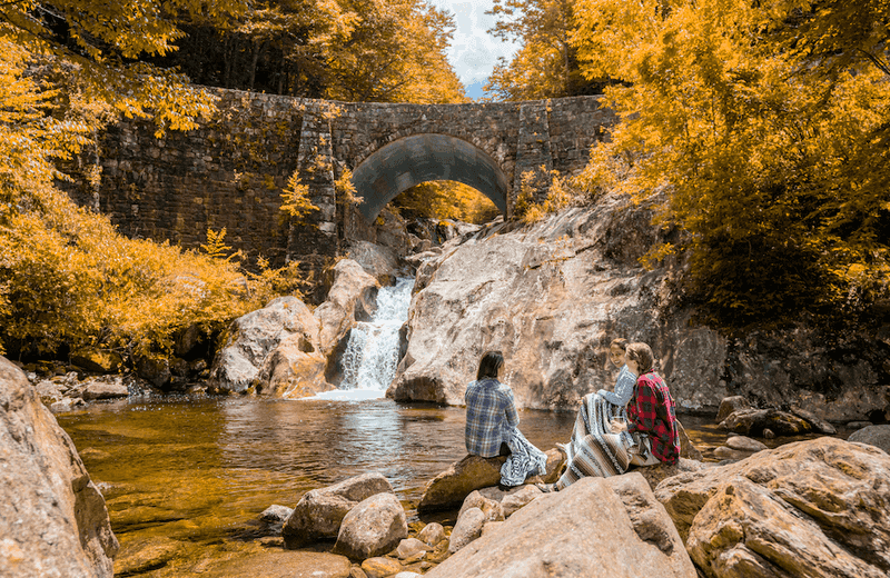 Sunburst Area on NC-215, West Fork Pigeon River