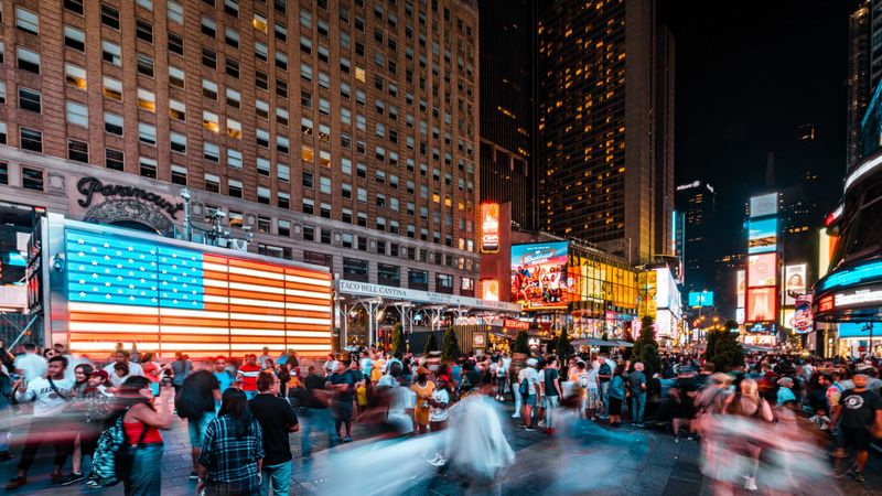 Times Square's Neon Heartbeat