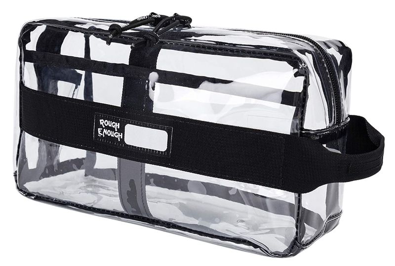 Rough Enough Clear Toiletry Bag