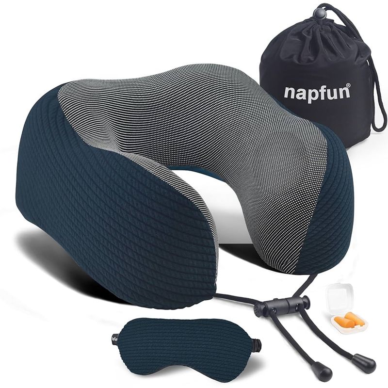 Napfun Neck Pillow & Blanket Set