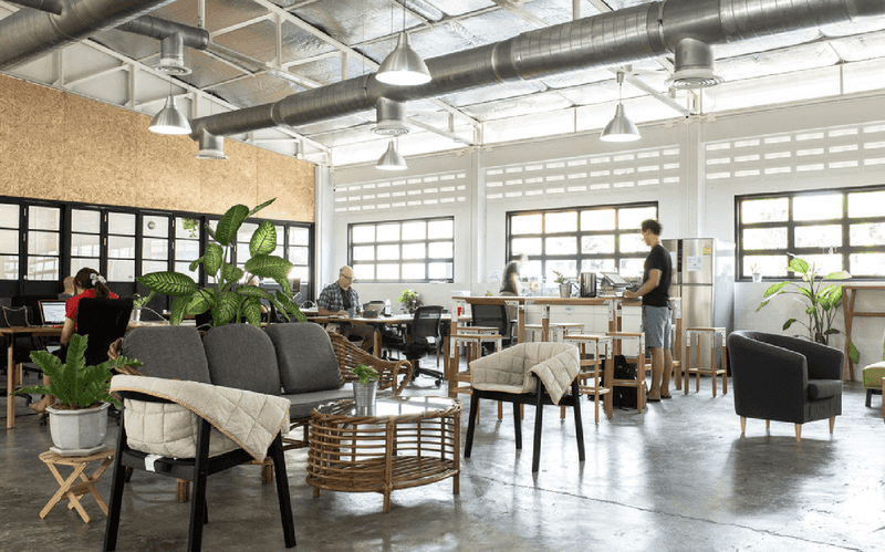 Abundant Coworking and Cafe Culture