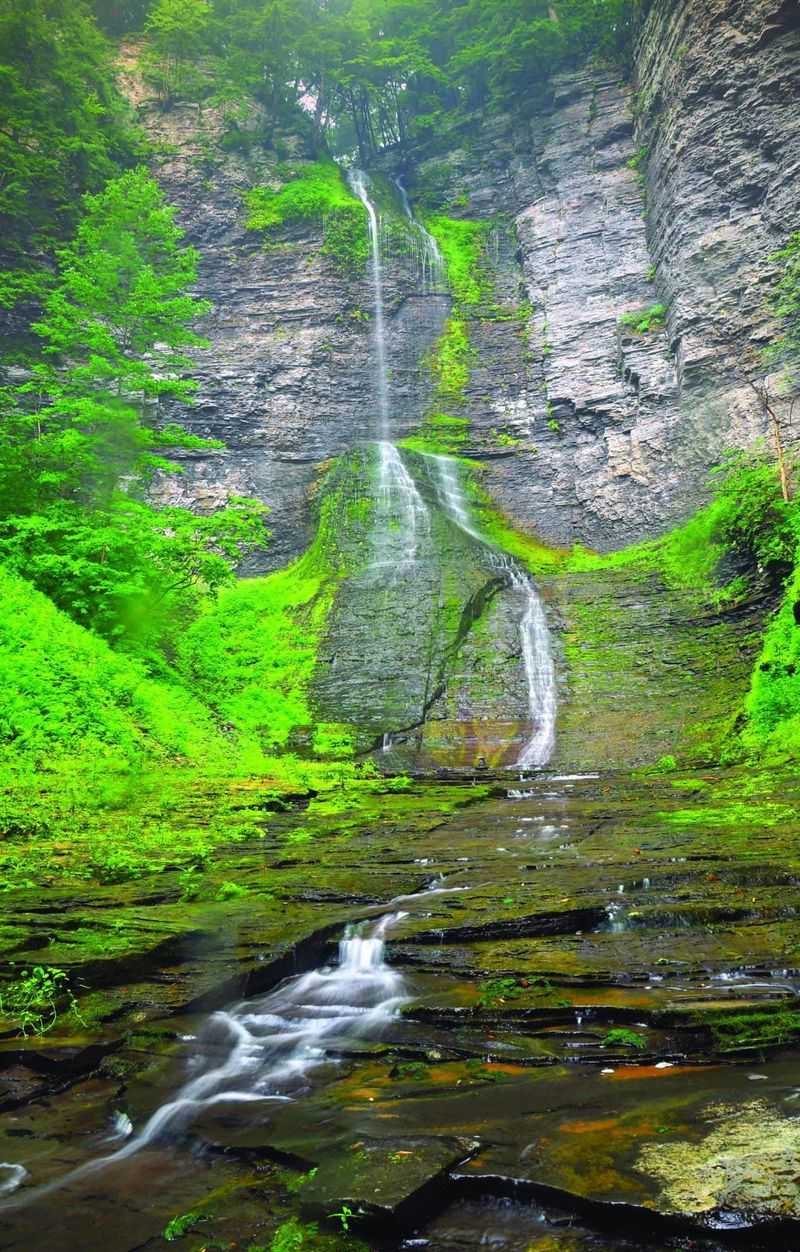 Sweedler & Thayer Preserves at Lick Brook — just south of Ithaca