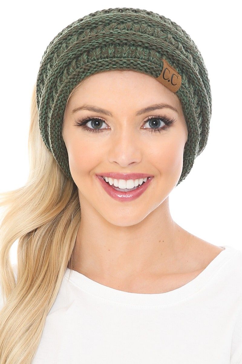 C.C Soft Stretch Cable-Knit Ear Warmer Headband