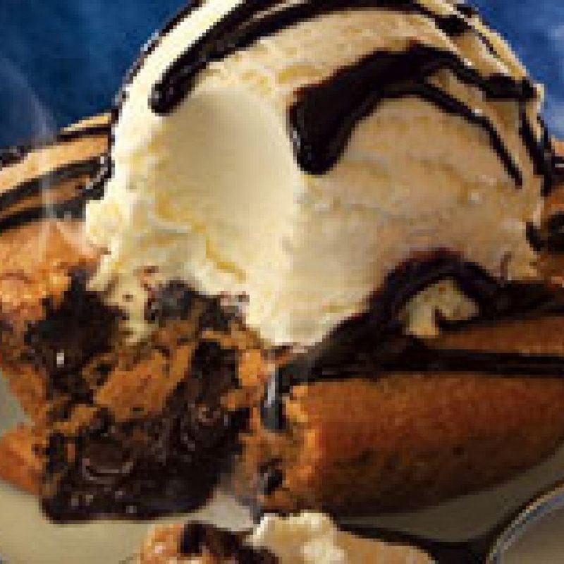Warm Chocolate Chip Lava Cookie