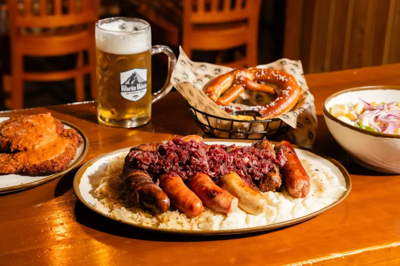 Indulge in Authentic Bavarian Cuisine and Warm Beverages