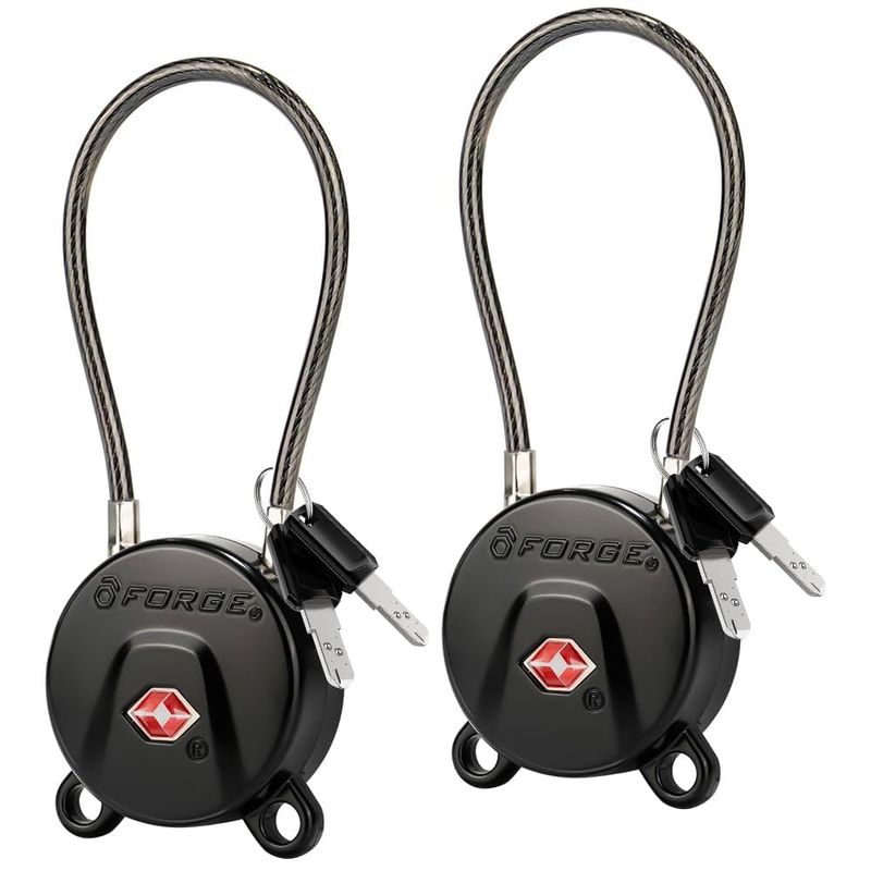 Forge TSA Approved Dimple‑Key Travel Lock