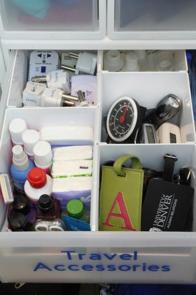 Auto-pack drawer at home