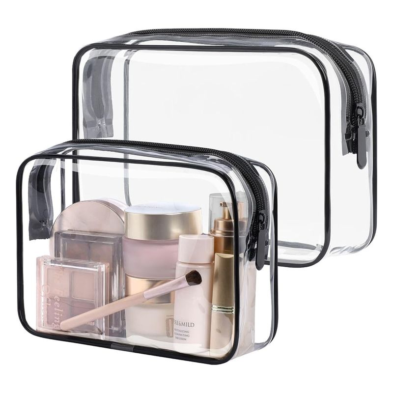 TSA-Friendly Clear Toiletry Pouches That Speed Up Security
