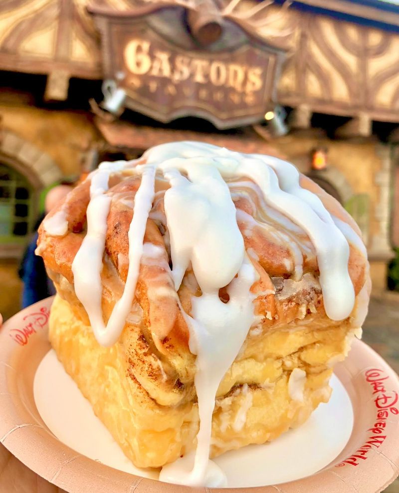 Warm Cinnamon Roll at Gaston's Tavern