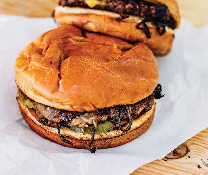 Lunch: El Reno Onion-Fried Burger — Sid's Diner, El Reno, OK