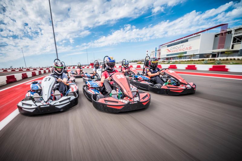 Kart on a Formula 1 track campus (COTA Karting)