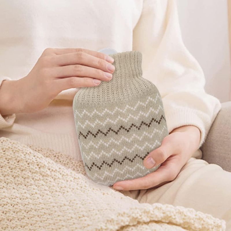 320 ml Knitted-Cover Mini Hot Water Bag