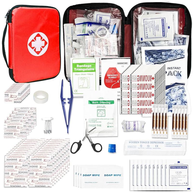 Compact first-aid and meds kit