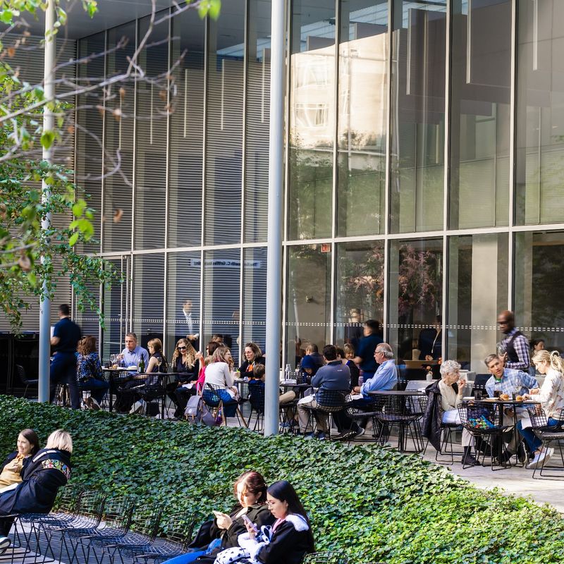 The Bar Room at The Modern's MoMA Sculpture Terrace