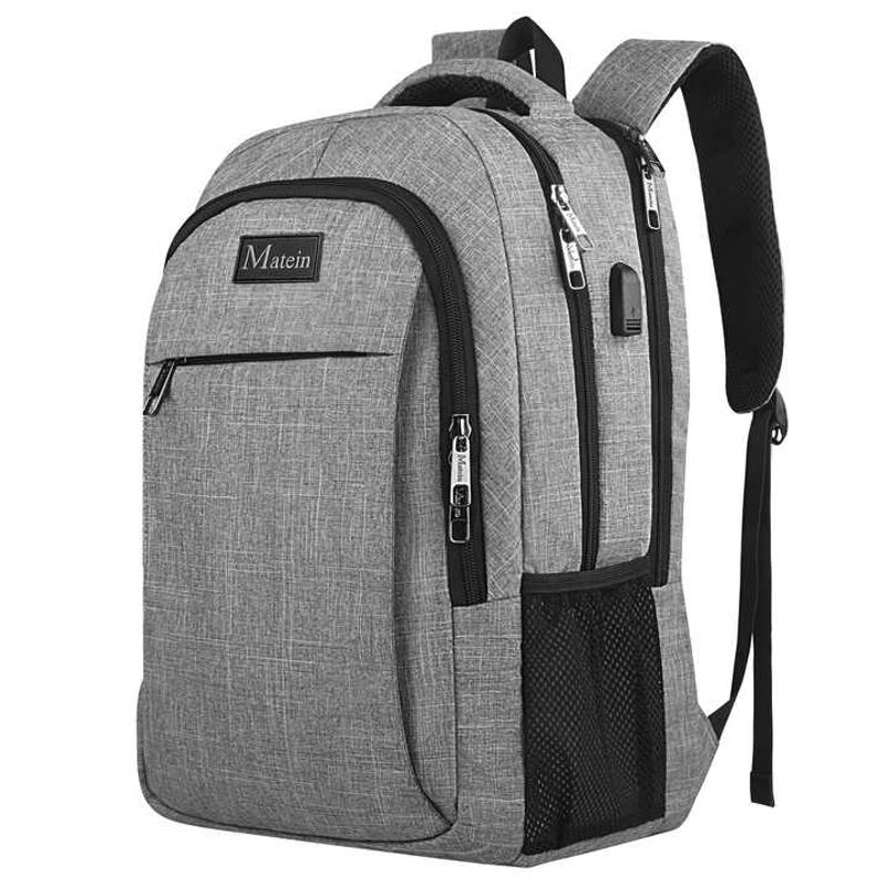 MATEIN Travel Laptop Backpack — budget pick that still fits