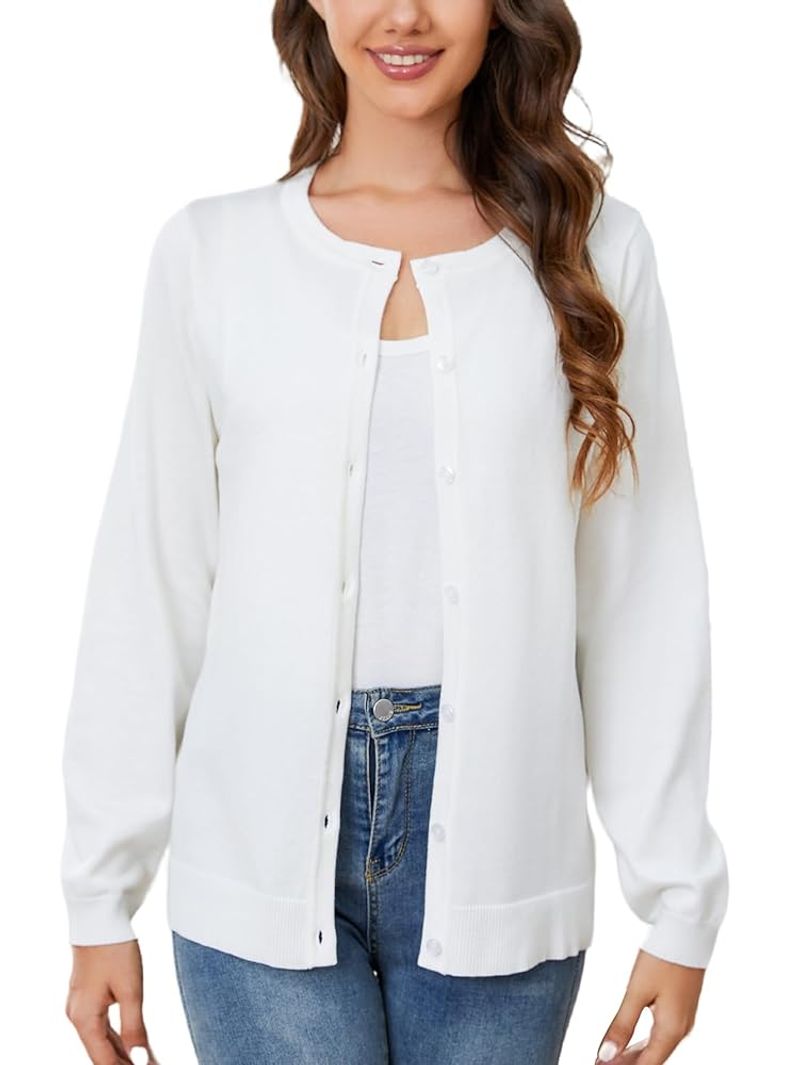 Amazon Essentials Crewneck Cardigan