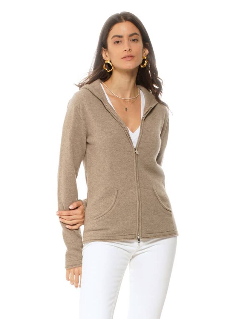 Monticelli Cashmere Zip Cardigan