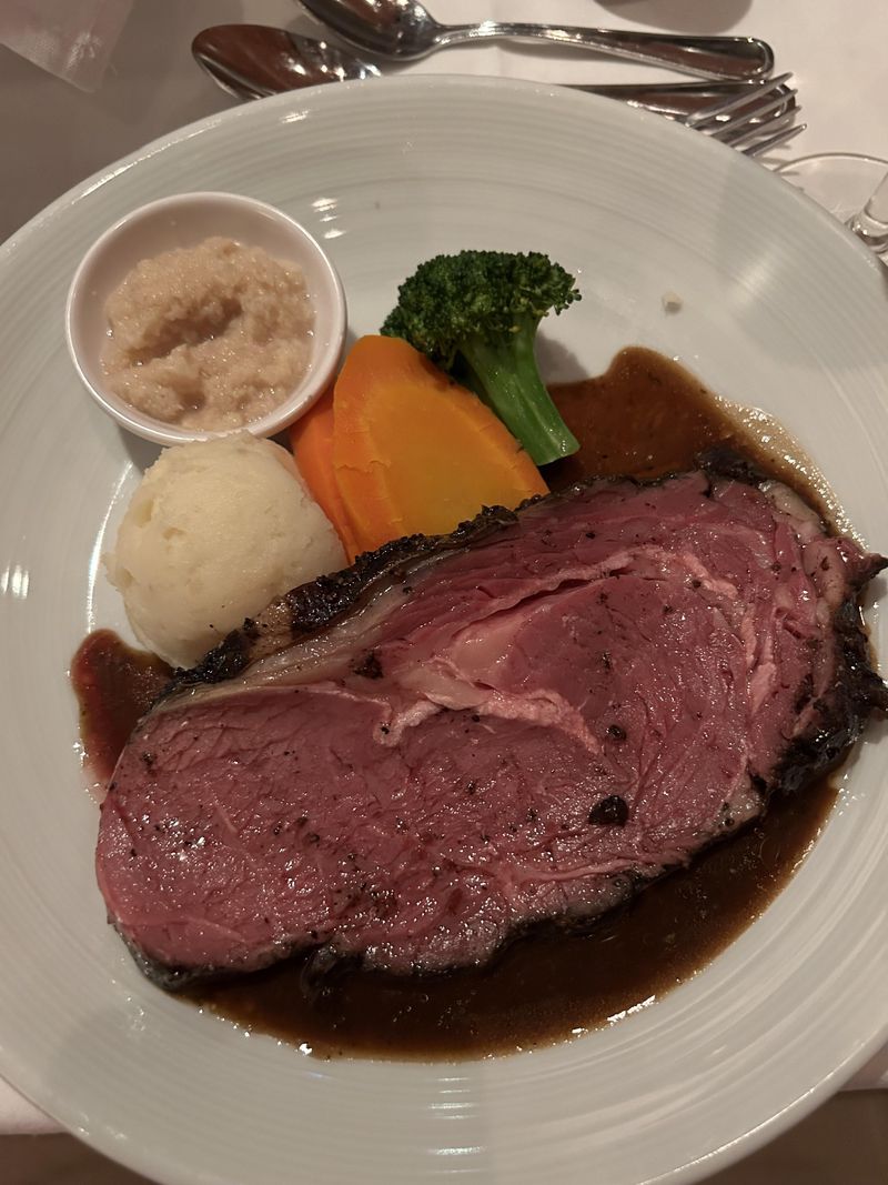 Prime Rib in Royal Caribbean’s Main Dining Room