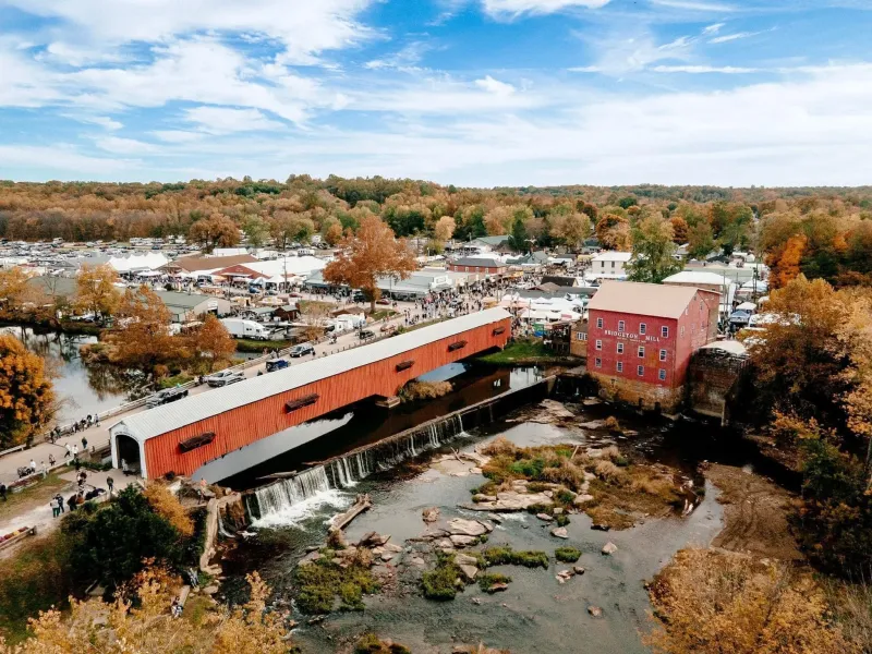 Rockville (Parke County) — Covered Bridge Festival (October)