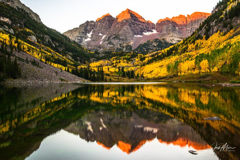 Maroon Bells: The Perfect Reflection