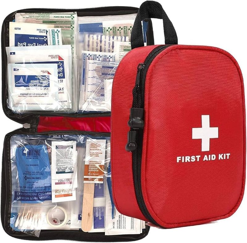First-aid kit and personal meds