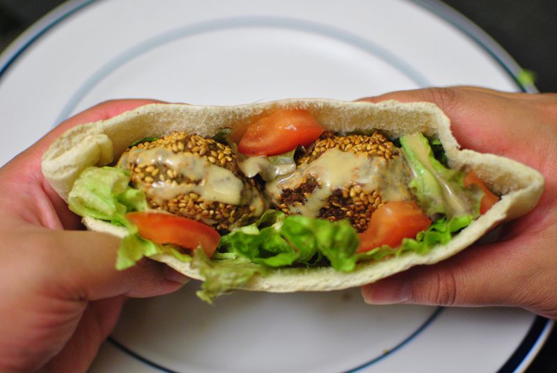 Mean Sandwich - Falafel Fusion That Defies Categories