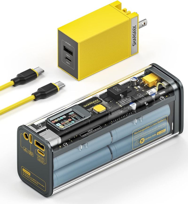 Sharge Storm 2 (Shargeek 100) — See-Through 25,600mAh with 100W and an IPS Screen