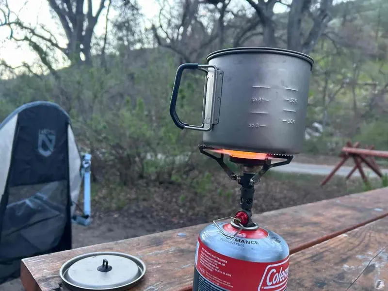 MSR PocketRocket Deluxe — Regulated Backpacking Stove