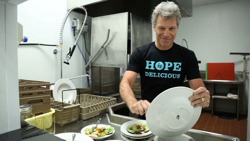 Rock Star Washes Dishes Too