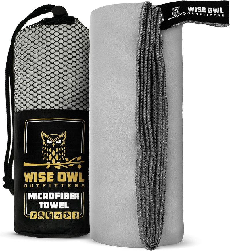 Wise Owl Outfitters Microfiber Camping Towel