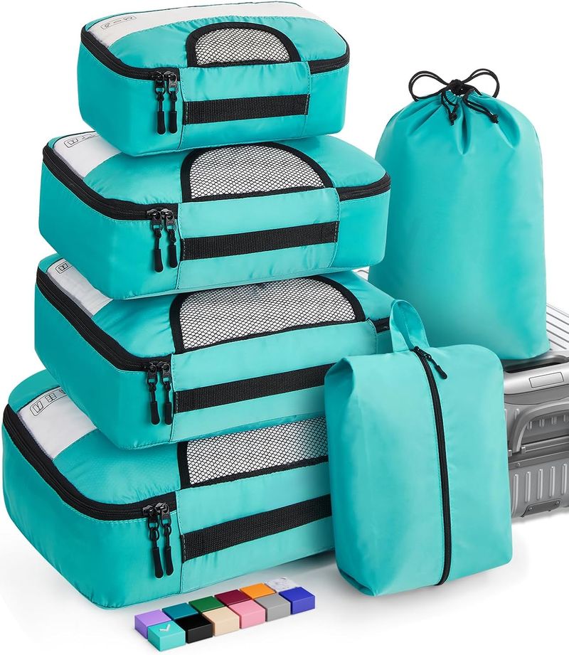 Veken 6-Piece Packing Cube Set