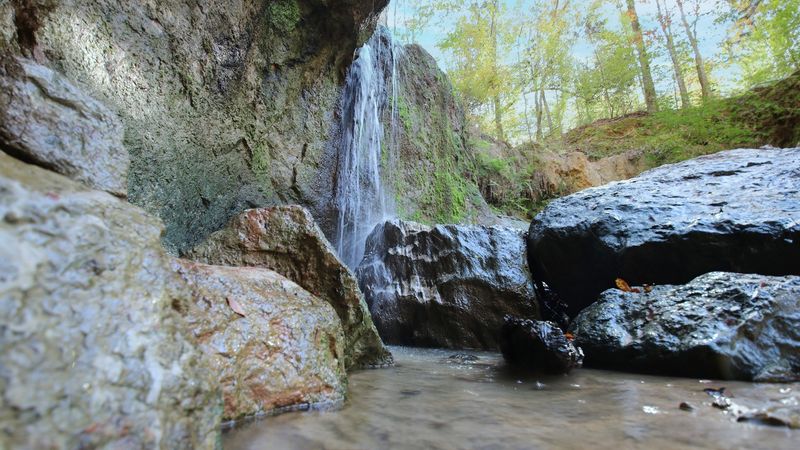 Rain-Dependent Waterfalls
