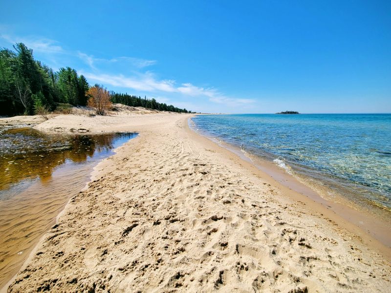 Six Miles of Pristine Lake Michigan Beach